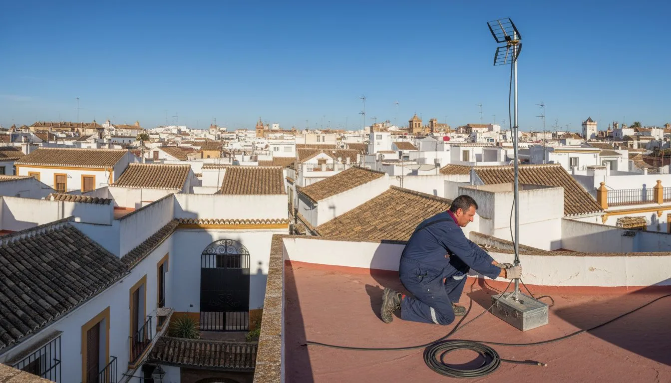 Instalaciones eléctricas, antenas y portales automáticos en Sevilla